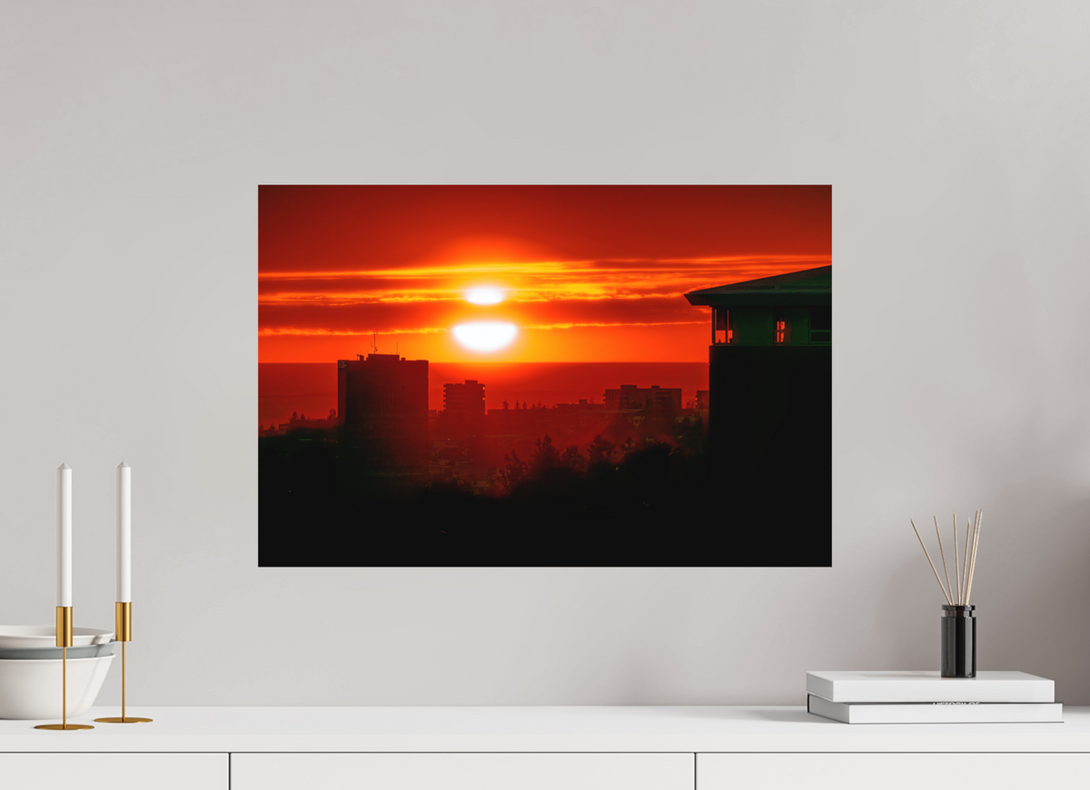 60 x 40 cm, Hahnemühle Fine Art Paper Kópavogur Sunset