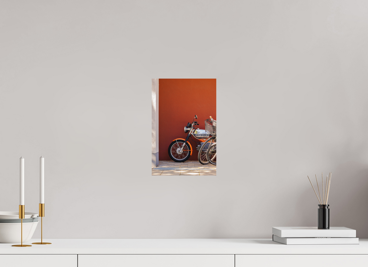 20 x 30 cm, Hahnemühle Fine Art Paper Orange Bike