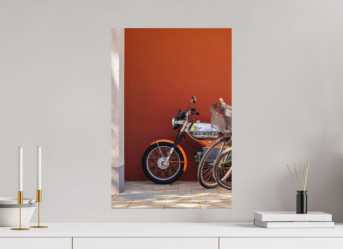 40 x 60 cm, Hahnemühle Fine Art Paper Orange Bike